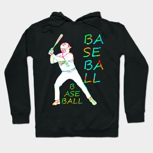 Baseball meets Flower Power Hoodie